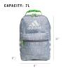 imageadidas Santiago Lunch Bag Cooler for Women and Men Insulated Food Container Box with Mesh Pocket BlackWhite30 One SizeAdi Font Madness Stone GreyGreyLucid Lime Green30