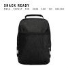 imageadidas Santiago Lunch Bag Cooler for Women and Men Insulated Food Container Box with Mesh Pocket BlackWhite30 One SizeBlack Rainbow10