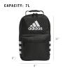 imageadidas Santiago Lunch Bag Cooler for Women and Men Insulated Food Container Box with Mesh Pocket BlackWhite30 One SizeBlackWhite