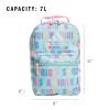 imageadidas Santiago Lunch Bag Cooler for Women and Men Insulated Food Container Box with Mesh Pocket BlackWhite30 One SizeHall Pass Semi Flash AquaPink Spark30
