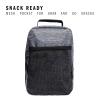 imageadidas Santiago Lunch Bag Cooler for Women and Men Insulated Food Container Box with Mesh Pocket BlackWhite30 One SizeJersey Onix GreyBlack10