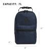 imageadidas Santiago Lunch Bag Cooler for Women and Men Insulated Food Container Box with Mesh Pocket BlackWhite30 One SizeMineral BlueBlack30