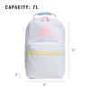 imageadidas Santiago Lunch Bag Cooler for Women and Men Insulated Food Container Box with Mesh Pocket BlackWhite30 One SizeTwill WhiteClear Sky BluePink Spark30