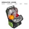 imageadidas Santiago Lunch Bag Cooler for Women and Men Insulated Food Container Box with Mesh Pocket BlackWhite30 One SizeUpscaled MixblackBlackLucid Lemon Yellow30