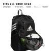 imageadidas Stadium Team Sports Backpack 36L  750 ml 28 oz Refillable Plastic Sport Water Bottle Navy Blue 2  BlueSilver Metallic One SizeBlack30