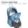 imageadidas Stadium Team Sports Backpack 36L  750 ml 28 oz Refillable Plastic Sport Water Bottle Navy Blue 2  BlueSilver Metallic One SizeLight Blue40