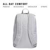 imageadidas Stadium Team Sports Backpack 36L  750 ml 28 oz Refillable Plastic Sport Water Bottle Navy Blue 2  BlueSilver Metallic One SizeLight Grey40