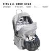 imageadidas Stadium Team Sports Backpack 36L  750 ml 28 oz Refillable Plastic Sport Water Bottle Navy Blue 2  BlueSilver Metallic One SizeLight Grey40