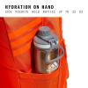 imageadidas Stadium Team Sports Backpack 36L  750 ml 28 oz Refillable Plastic Sport Water Bottle Navy Blue 2  BlueSilver Metallic One SizeOrange40