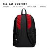 imageadidas Stadium Team Sports Backpack 36L  750 ml 28 oz Refillable Plastic Sport Water Bottle Navy Blue 2  BlueSilver Metallic One SizePower Red30