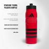 imageadidas Stadium Team Sports Backpack 36L  750 ml 28 oz Refillable Plastic Sport Water Bottle Navy Blue 2  BlueSilver Metallic One SizePower RedWhite  RedBlackBlack