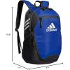 imageadidas Stadium Team Sports Backpack 36L  750 ml 28 oz Refillable Plastic Sport Water Bottle Navy Blue 2  BlueSilver Metallic One SizeRoyal Blue30