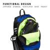 imageadidas Stadium Team Sports Backpack 36L  750 ml 28 oz Refillable Plastic Sport Water Bottle Navy Blue 2  BlueSilver Metallic One SizeRoyal Blue30