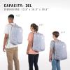 imageadidas Stadium Team Sports Backpack 36L  750 ml 28 oz Refillable Plastic Sport Water Bottle Navy Blue 2  BlueSilver Metallic One SizeRoyal Blue40