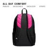 imageadidas Stadium Team Sports Backpack 36L  750 ml 28 oz Refillable Plastic Sport Water Bottle Navy Blue 2  BlueSilver Metallic One SizeShock Pink30