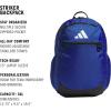 imageadidas Striker Team Sports Backpack for Soccer and More Workout Bag for Men and Women Black30 36L One SizeRoyal Blue30 36l