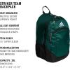 imageadidas Striker Team Sports Backpack for Soccer and More Workout Bag for Men and Women Black30 36L One SizeTeam Dark GreenBlackWhite