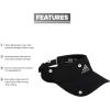imageadidas Superlite Sun Visor Hat for Women Sport Performance Outdoor ActivitiesBlackSilver Reflective20