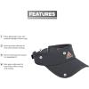 imageadidas Superlite Sun Visor Hat for Women Sport Performance Outdoor ActivitiesGrey SixRose Gold20