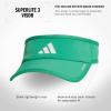 imageadidas Superlite Sun Visor Hat for Women Sport Performance Outdoor ActivitiesSemi Court GreenWhite30