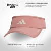 imageadidas Superlite Sun Visor Hat for Women Sport Performance Outdoor ActivitiesWarm Clay PinkWonder Alumina Grey30
