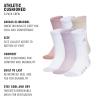 imageadidas Unisex Youth Athletic Cushioned 6Pack Crew Socks Kids for Sports Durable ampamp BreathableWarm Clay PinkWonder BeigePreloved Fig PurpleGirls