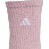 imageadidas Unisex Youth Athletic Cushioned 6Pack Crew Socks Kids for Sports Durable ampamp BreathableWarm Clay PinkWonder BeigePreloved Fig PurpleGirls