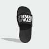 imageadidas UnisexChild Adilette Comfort Star Wars ToddlerLittle Big Kid Slide SandalBlackSilver MetallicWhite