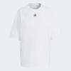 imageadidas Womens Adicolor Essentials Rib Cropped Crew Neck Short Sleeve Casual Tops Casual  BlackWhite