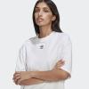 imageadidas Womens Adicolor Essentials Rib Cropped Crew Neck Short Sleeve Casual Tops Casual  BlackWhite