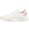 imageadidas Womens NMDr1 SneakerWhiteWhiteAcid Red