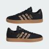 imageadidas Womens VL Court 30 SneakerBlackShadow BrownMatte Gold