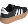 imageadidas Womens VL Court 30 SneakerBlackWhiteCyber Metallic