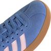 imageadidas Womens VL Court 30 SneakerBlue FusionClear PinkSilver Metallic