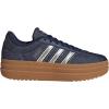 imageadidas Womens VL Court 30 SneakerDark BlueCyber MetallicAurora Ink