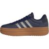 imageadidas Womens VL Court 30 SneakerDark BlueCyber MetallicAurora Ink