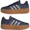 imageadidas Womens VL Court 30 SneakerDark BlueCyber MetallicAurora Ink