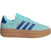 imageadidas Womens VL Court 30 SneakerFlash AquaTeam Royal BlueGold Metallic