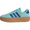 imageadidas Womens VL Court 30 SneakerFlash AquaTeam Royal BlueGold Metallic