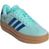 imageadidas Womens VL Court 30 SneakerFlash AquaTeam Royal BlueGold Metallic