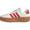 imageadidas Womens VL Court 30 SneakerWhiteBetter ScarletGold Metallic
