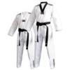 imageADIClub Taekwondo Uniform with Stripes Black VNeck Size 6