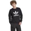 imageadidas Mens Trefoil Crew Neck Sweatshirt Casual  BlackBlack