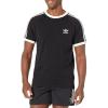 imageadidas Originals Mens Adicolor Classics 3Stripes TShirtBlack