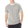imageadidas Originals Mens Originals 3 Stripes Tee Clear Sky MediumMedium Grey HeatherWhite