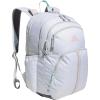 Twill White/Semi Flash Aqua Blue