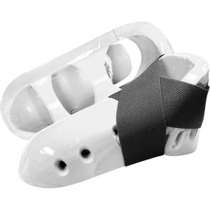 imageAAMA Foam Kick Foot Protector Guard for Point Sparring Karate Taekwondo Martial ArtsWhite