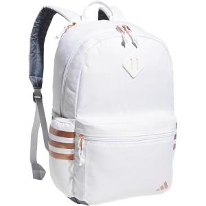 imageadidas 3Stripe Classic Backpack for Men and Women Bag with Laptop Sleeve Sandy PinkOnix Grey One SizeWhiteRose Gold50