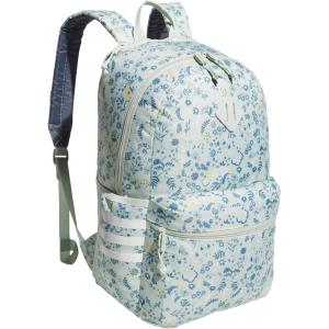imageadidas 3Stripe Classic Backpack for Men and Women Bag with Laptop Sleeve Sandy PinkOnix Grey One SizeWoodland Floral Linen GreenLinen Green50