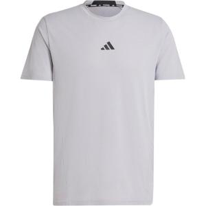 imageadidas Mens Designed for Training Workout TShirtGlory Grey Melange